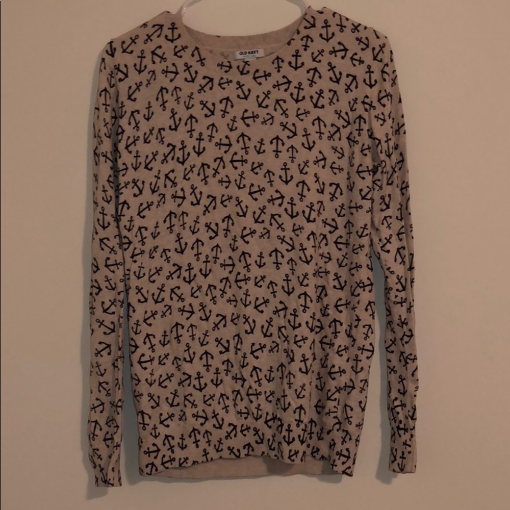 Old Navy anchor sweater size M